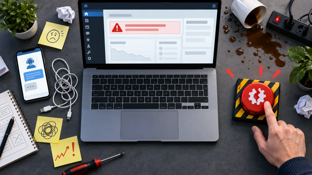 Dépannage urgent WordPress : le mauvais réflexe qui aggrave une panne