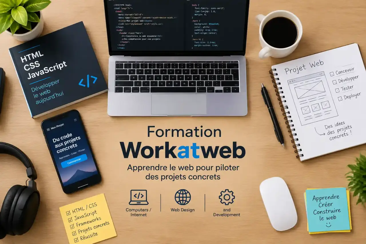 Formation Workatweb : apprendre le web pour piloter des projets concrets